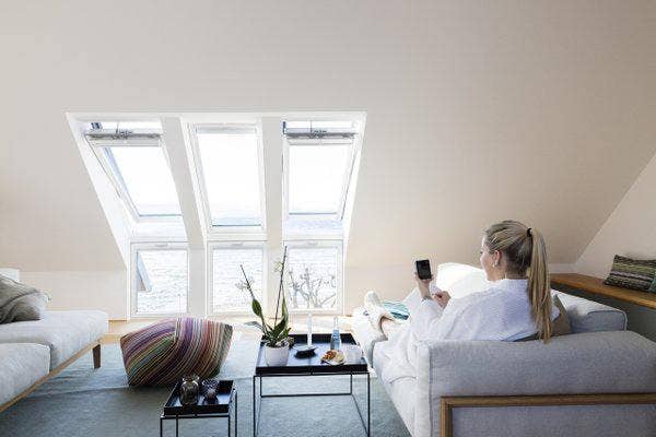VELUX INTEGRA roof window installed in loft conversion